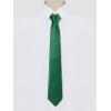 imageAllegra K Mens Solid Color Selftied Stripes Textured Wide Tie Neck Wedding Formal TiesGreen
