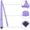 imageAllegra K Mens Solid Color Selftied Stripes Textured Wide Tie Neck Wedding Formal TiesLight Purple