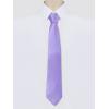 imageAllegra K Mens Solid Color Selftied Stripes Textured Wide Tie Neck Wedding Formal TiesLight Purple