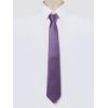 imageAllegra K Mens Solid Color Selftied Stripes Textured Wide Tie Neck Wedding Formal TiesMedium Purple
