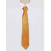 imageAllegra K Mens Solid Color Selftied Stripes Textured Wide Tie Neck Wedding Formal TiesOrange Yellow
