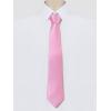 imageAllegra K Mens Solid Color Selftied Stripes Textured Wide Tie Neck Wedding Formal TiesPink