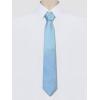 imageAllegra K Mens Solid Color Selftied Stripes Textured Wide Tie Neck Wedding Formal TiesSky Blue