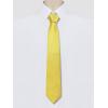 imageAllegra K Mens Solid Color Selftied Stripes Textured Wide Tie Neck Wedding Formal TiesYellow