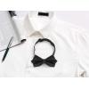 imageAllegra K Mens Striped PreTied Bow Tie Adjustable Neck Bowties Wedding Formal TiesBlack