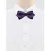 imageAllegra K Mens Striped PreTied Bow Tie Adjustable Neck Bowties Wedding Formal TiesPurple