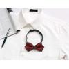 imageAllegra K Mens Striped PreTied Bow Tie Adjustable Neck Bowties Wedding Formal TiesRed