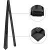 imageAllegra K Necktie PreTied Bowtie and Pocket Square Set Ties for Wedding BusinessBlack