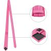 imageAllegra K Necktie PreTied Bowtie and Pocket Square Set Ties for Wedding BusinessHot Pink