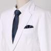 imageAllegra K Necktie PreTied Bowtie and Pocket Square Set Ties for Wedding BusinessNavy Blue