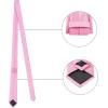 imageAllegra K Necktie PreTied Bowtie and Pocket Square Set Ties for Wedding BusinessPink