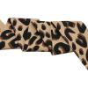 imageAllegra K Skinny Scarf Womens Thin Long Neckscarf Fashion Leopard Print Hairband Waistband Bag Handle AccessoryBrown
