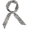 imageAllegra K Skinny Scarf Womens Thin Long Neckscarf Fashion Leopard Print Hairband Waistband Bag Handle AccessoryBrown Gray