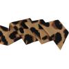 imageAllegra K Skinny Scarf Womens Thin Long Neckscarf Fashion Leopard Print Hairband Waistband Bag Handle AccessoryDark Brown