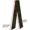 imageAllegra K Skinny Scarf Womens Thin Long Neckscarf Fashion Leopard Print Hairband Waistband Bag Handle AccessoryDark Green