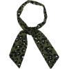 imageAllegra K Skinny Scarf Womens Thin Long Neckscarf Fashion Leopard Print Hairband Waistband Bag Handle AccessoryDark Green