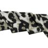 imageAllegra K Skinny Scarf Womens Thin Long Neckscarf Fashion Leopard Print Hairband Waistband Bag Handle AccessoryGrey Black