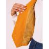 imageAllegra K Waistcoat for Womens Steampunk Velvet Vintage 2025 Sleeveless Blazer Dressy Suit VestsOrange