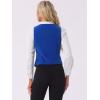 imageAllegra K Waistcoat for Womens Steampunk Velvet Vintage 2025 Sleeveless Blazer Dressy Suit VestsRoyal Blue