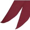 imageAllegra K Women Plain Solid Color Pure Skinny Scarf Scarves Long Neckerchief Hair BandWine Red