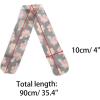 imageAllegra K Women Transparent Skinny Organza Scarf Floral Neckerchief Hair BandBlack