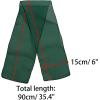 imageAllegra K Women Transparent Skinny Organza Scarf Solid Color Lightweight NeckerchiefDark Green