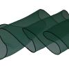 imageAllegra K Women Transparent Skinny Organza Scarf Solid Color Lightweight NeckerchiefDark Green