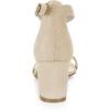 imageAllegra K Womens Open Toe Block Heel Ankle Strap SandalsBeige
