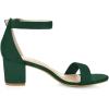 imageAllegra K Womens Open Toe Block Heel Ankle Strap SandalsEmerald Green