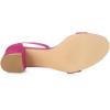 imageAllegra K Womens Open Toe Block Heel Ankle Strap SandalsHot Pink