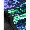 imageAllegra K Womens Sequin Tops Metallic Sparkle Glitter Sleeveless Camisole Tank Top Party Club Crop TopsGreen Blue