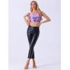 imageAllegra K Womens Sequin Tops Metallic Sparkle Glitter Sleeveless Camisole Tank Top Party Club Crop TopsLight Purple