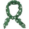 imageAllegra K 50cm 1950s Vintage Retro Polka Dots Square Scarf Head Neck Scarves Kerchief NeckerchiefDark Green Polka Dots