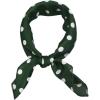 imageAllegra K 50cm 1950s Vintage Retro Polka Dots Square Scarf Head Neck Scarves Kerchief NeckerchiefGreen