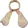 imageAllegra K Women Transparent Skinny Organza Scarf Floral Neckerchief Hair BandYellow