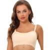 imageAllegra K Womens Bandeau Bra Wirefree NonSlip Tube Top Removable Straps Strapless Bras
