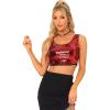 imageAllegra K Womens Sequin Tops Metallic Sparkle Glitter Sleeveless Camisole Tank Top Party Club Crop TopsRed