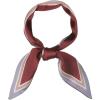 imageAllegra K Womens Skinny Scarf Ribbon Hair Band Heart Print Handbag Handle Neck ScarfWine Red Pure