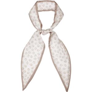 imageAllegra K Ladies Fashion Skinny Scarves Hair Band Ribbon Bag Accessory NeckerchiefKhaki Leaf