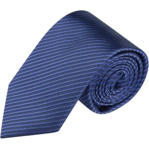 imageAllegra K Mens Solid Color Selftied Stripes Textured Wide Tie Neck Wedding Formal TiesDark Blue