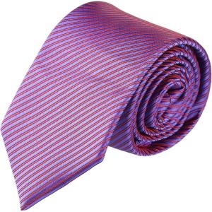imageAllegra K Mens Solid Color Selftied Stripes Textured Wide Tie Neck Wedding Formal TiesDeep Purple
