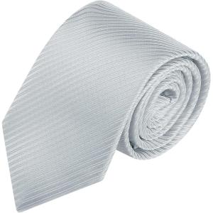 imageAllegra K Mens Solid Color Selftied Stripes Textured Wide Tie Neck Wedding Formal TiesGray