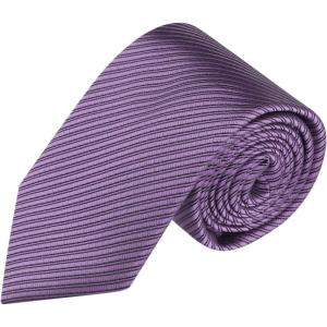 imageAllegra K Mens Solid Color Selftied Stripes Textured Wide Tie Neck Wedding Formal TiesMedium Purple