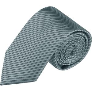imageAllegra K Mens Solid Color Selftied Stripes Textured Wide Tie Neck Wedding Formal TiesSilver Grey