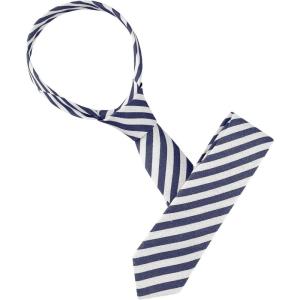 imageAllegra K Mens Stripe Necktie SelfTied Linen Slim Ties for Business CasualBlue