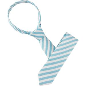 imageAllegra K Mens Stripe Necktie SelfTied Linen Slim Ties for Business CasualSky Blue