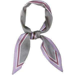 imageAllegra K Womens Skinny Scarf Ribbon Hair Band Heart Print Handbag Handle Neck ScarfPurple Pure