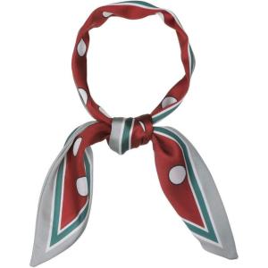 imageAllegra K Womens Skinny Scarf Ribbon Hair Band Heart Print Handbag Handle Neck ScarfRed Dot