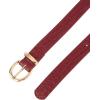 imageAllegra K Alligator Embossed Belts Leather Waist Alloy Pin Buckle Belt for WomenRed