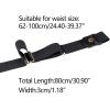 imageAllegra K Invisible Elastic Belt for Women Belts Snap Button Belts for Jeans Pants No BuckleBlack